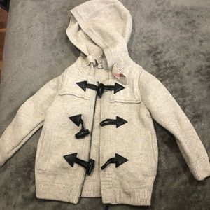 Burberry baby wool sweater coat